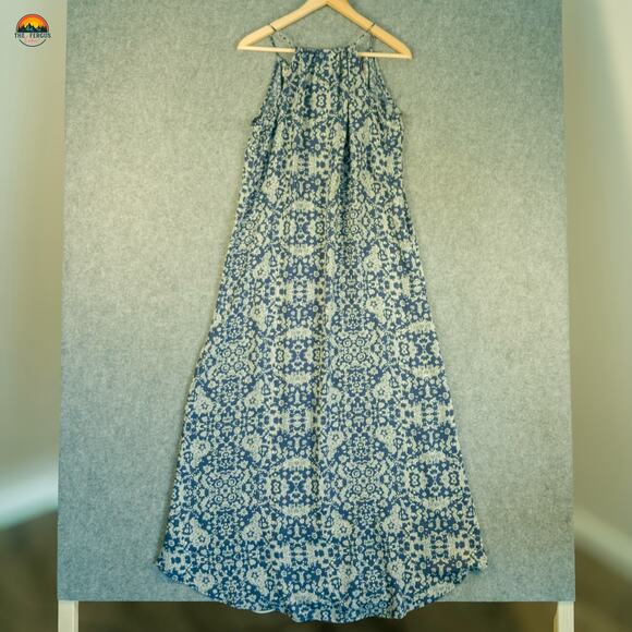 Knox Rose Maxi Dress Multicolor Sleeveless Keyhole Neck Boho Women's Size Small - Picture 2 of 14